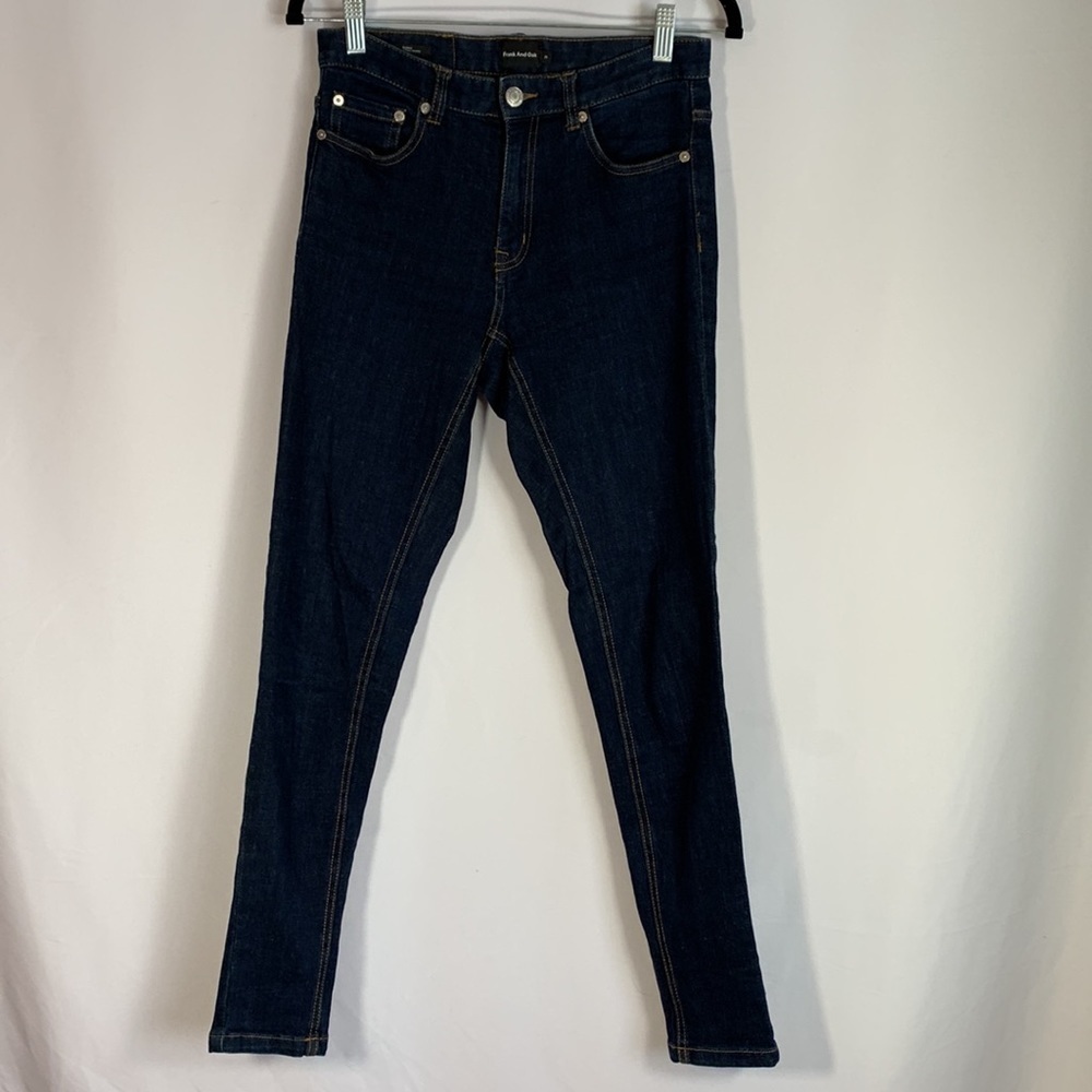 Frank & Oak Dark Blue Debbie Skinny Jeans Size 26